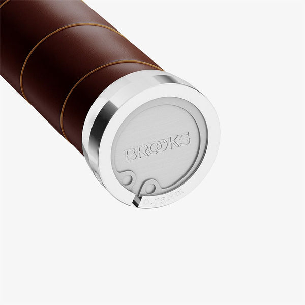 Chwyty Slender Leather Grips Brown 100/130