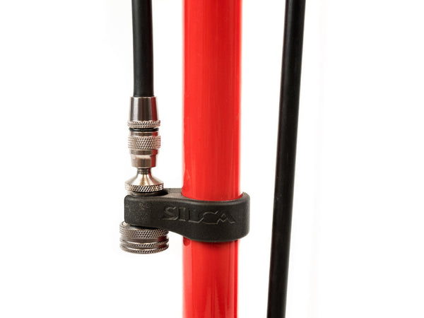 Pompka Silca PISTA FLOOR PUMP RED