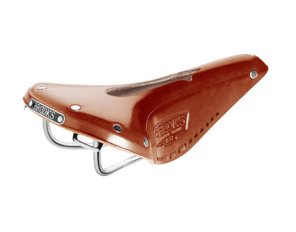 Brooks B17 Carved Short Honey