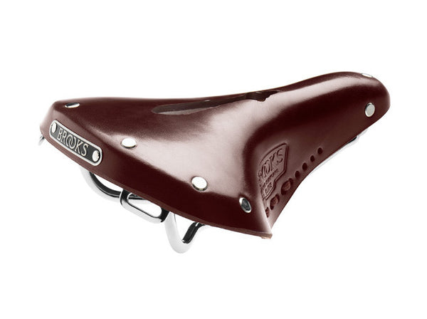 Brooks B17 Carved Short Brown