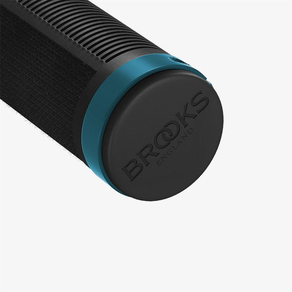 Chwyty Brooks Cambium Rubber 130/130 Black/Octane