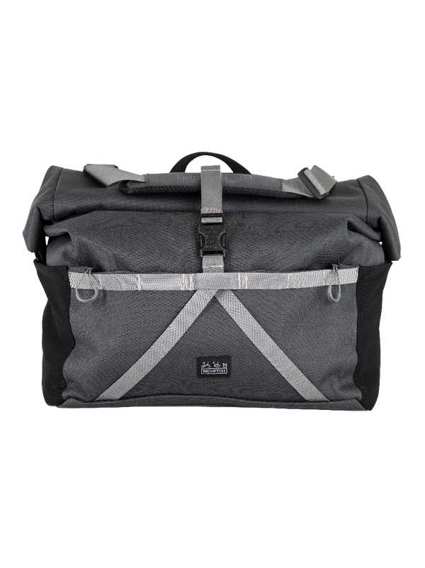 Brompton Torba Borough Roll Top Bag Large in Dark Grey