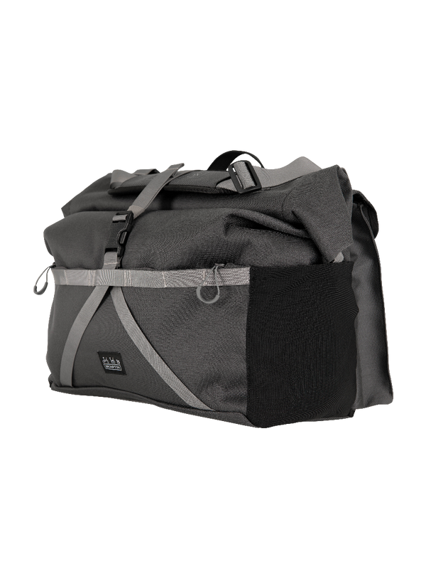 Brompton Torba Borough Roll Top Bag Large in Dark Grey